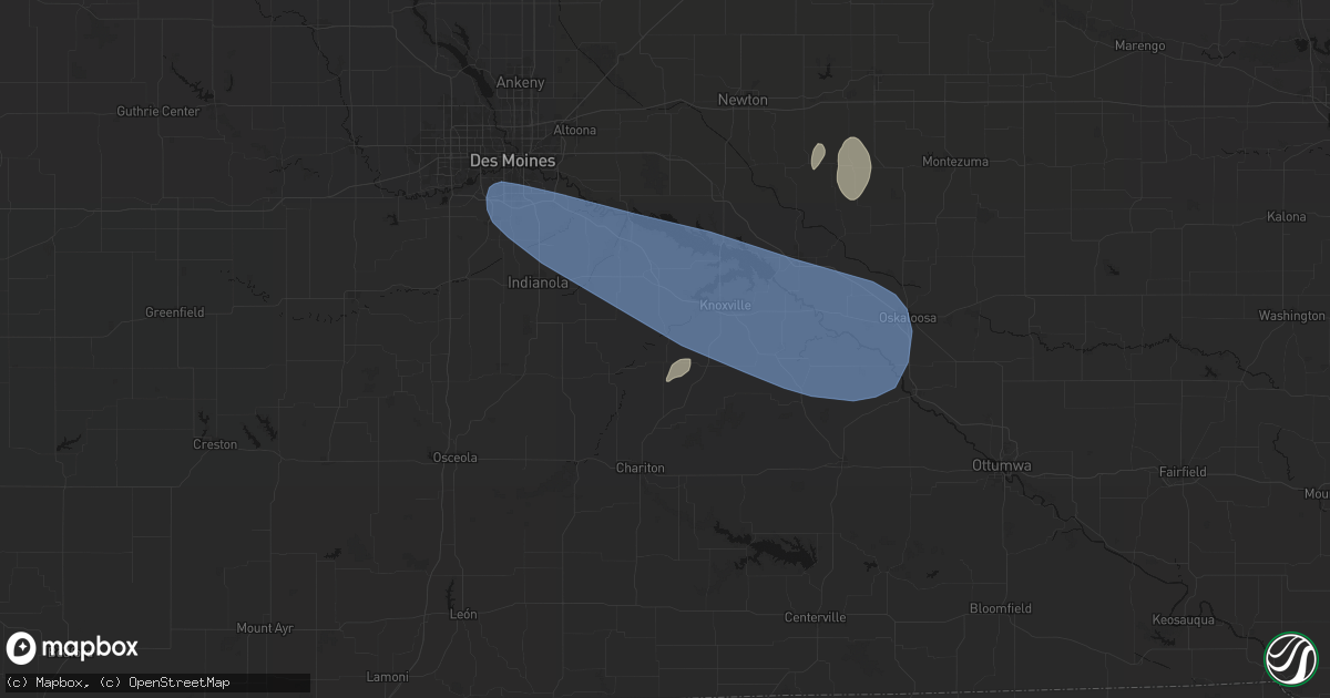 Hail map in Melcher Dallas, IA on July 3, 2026
