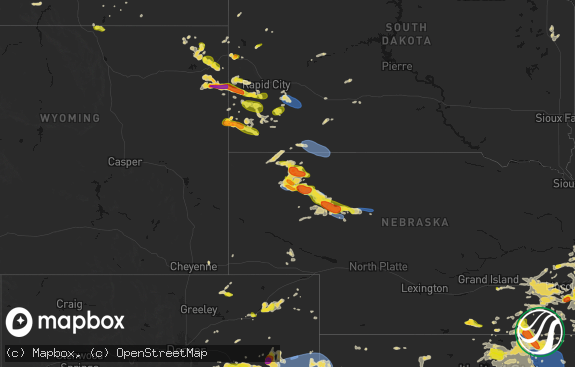 Hail map preview on 07-03-2026