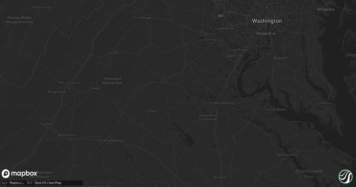 Hail map in Henrico, VA on July 4, 2011