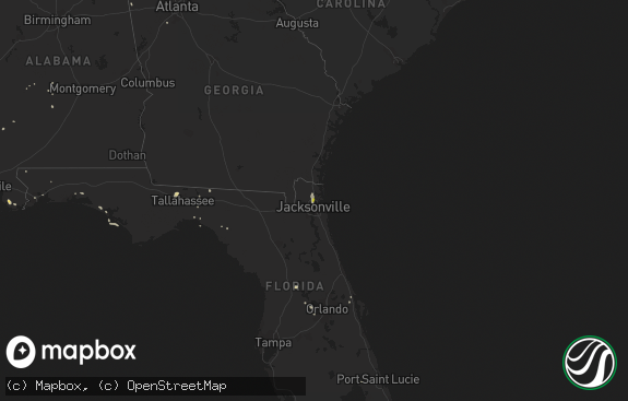 Hail map preview on 07-04-2012