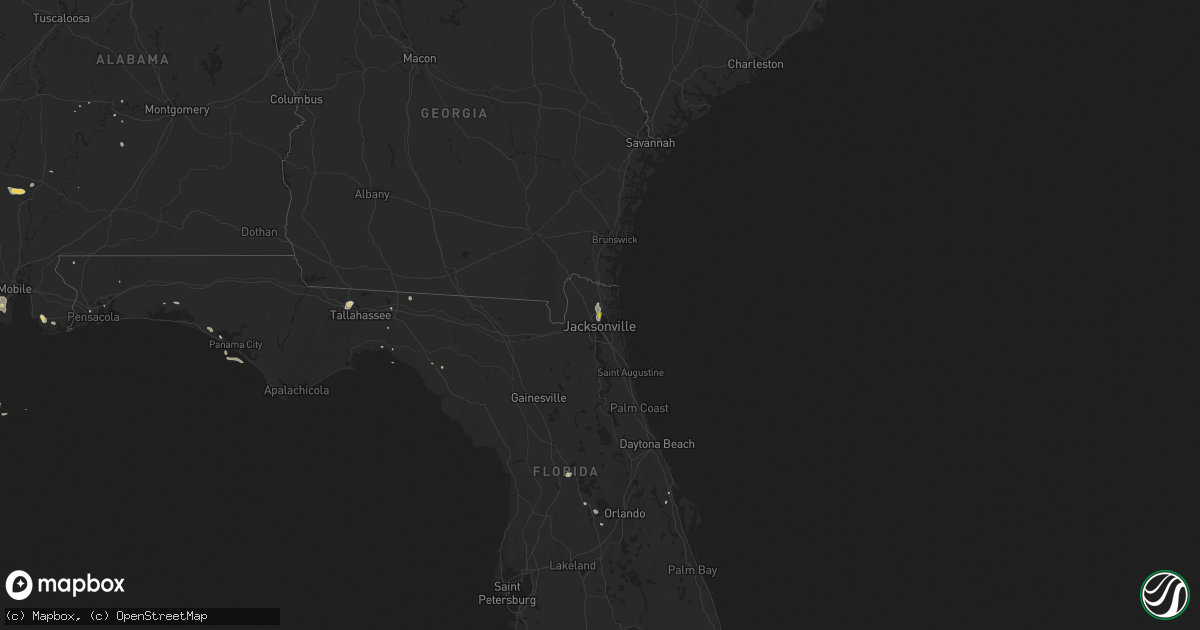 Hail map on July 4, 2012