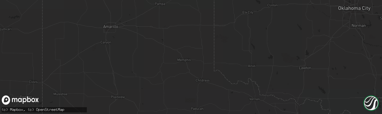 Hail map in Fernley, NV on July 4, 2013