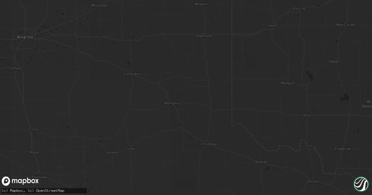 Hail map in Springfield, MO on July 4, 2013