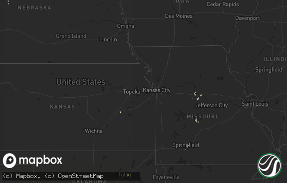 Hail map preview on 07-04-2013