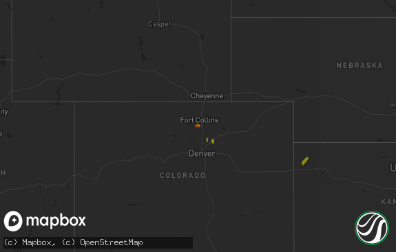 Hail map preview on 07-04-2018