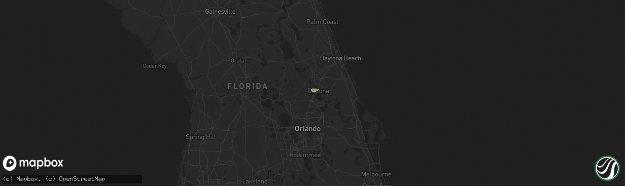 Hail map in Debary, FL on July 4, 2020