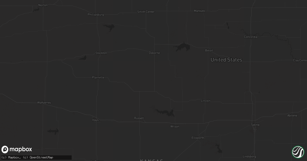 Hail map in River Falls, WI on July 4, 2023