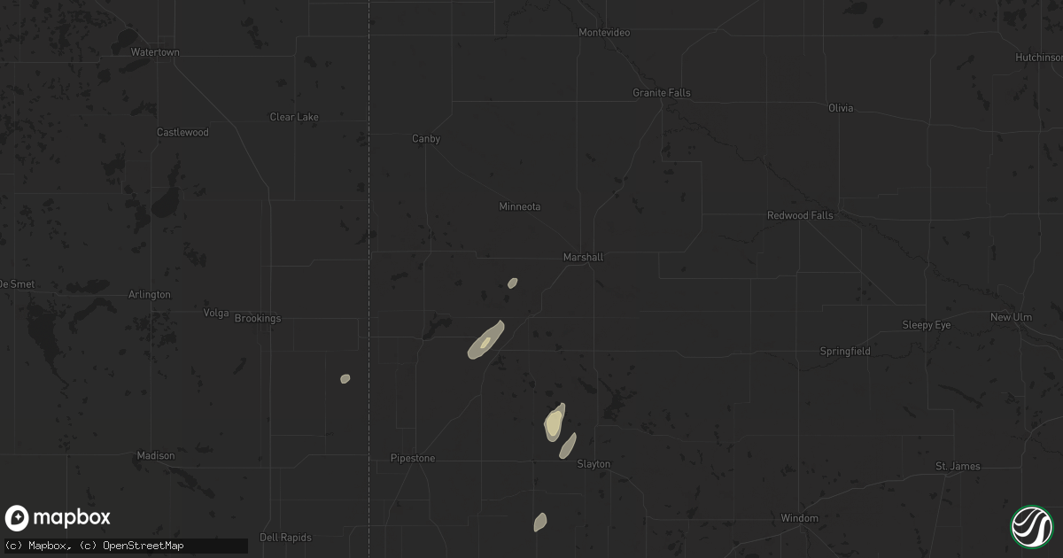 Hail map in Lynd, MN on July 4, 2024