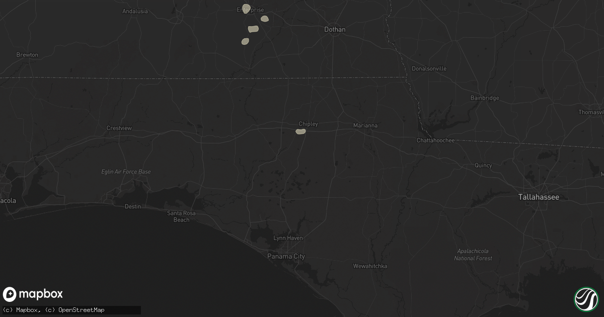 Hail map in Chipley, FL on July 4, 2025