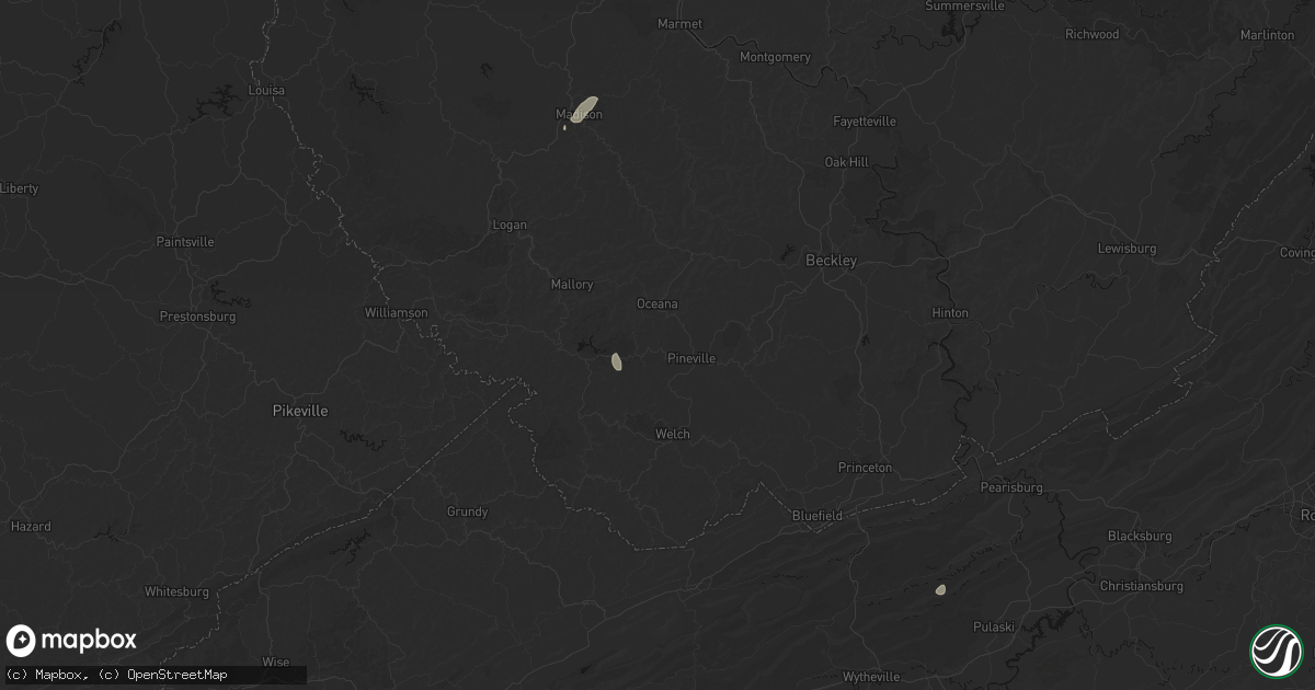 Hail map in Brenton, WV on July 4, 2026