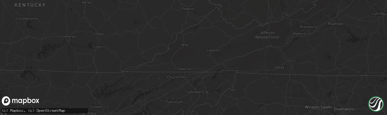 Hail map in Auburn, AL on July 5, 2012