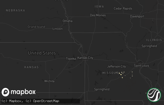 Hail map preview on 07-05-2013