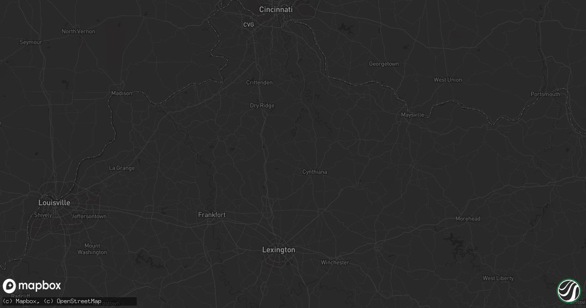 Hail map in Fayetteville, NC on July 5, 2023