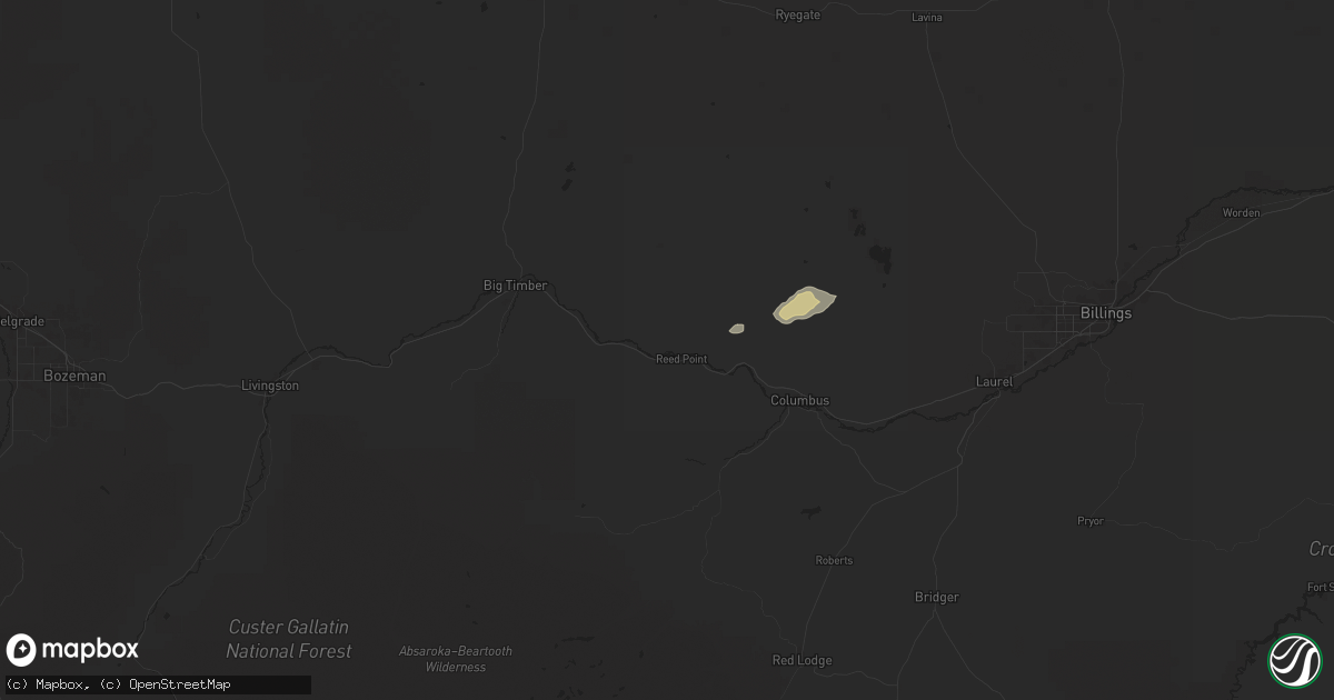 Hail Map in Reed Point MT on July - Sales Meta 