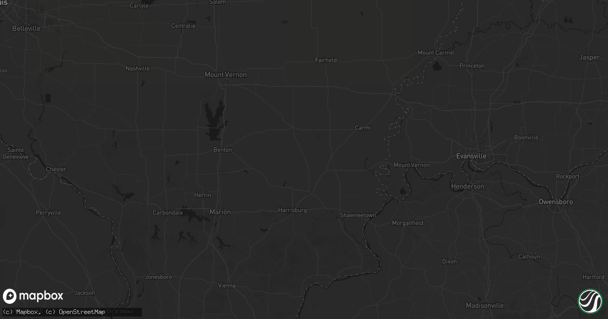 Hail map in Broughton, IL on July 5, 2026