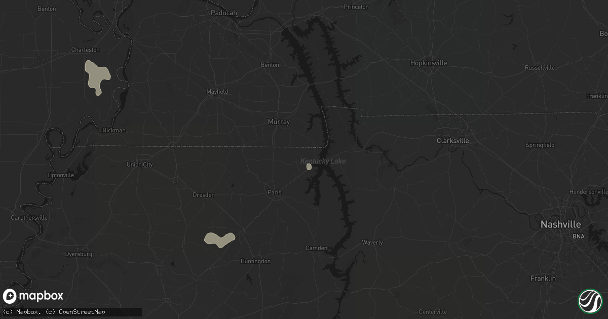Hail map in Buchanan, TN on July 5, 2026