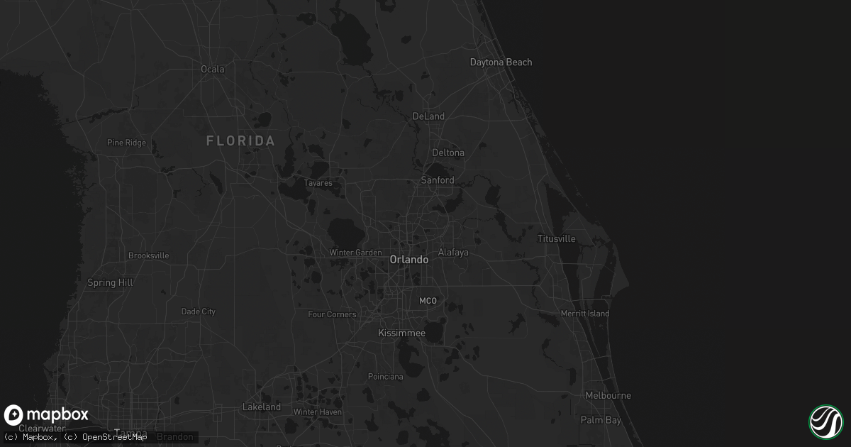 Hail map in Casselberry, FL on July 5, 2026