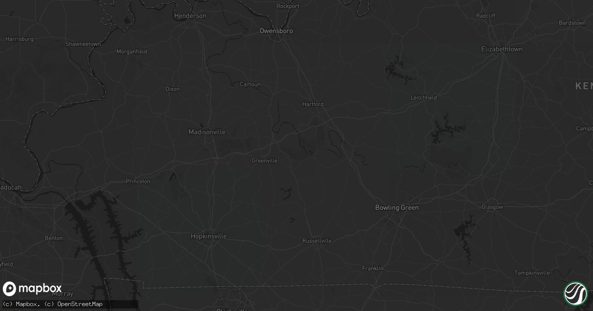 Hail map in Drakesboro, KY on July 5, 2026