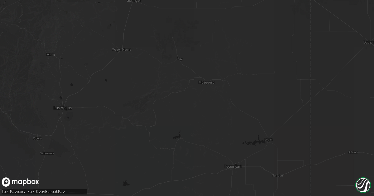 Hail map in Solano, NM on July 5, 2026