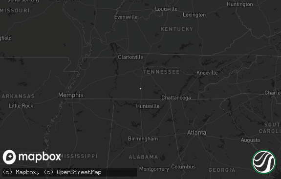 Hail map preview on 07-05-2026