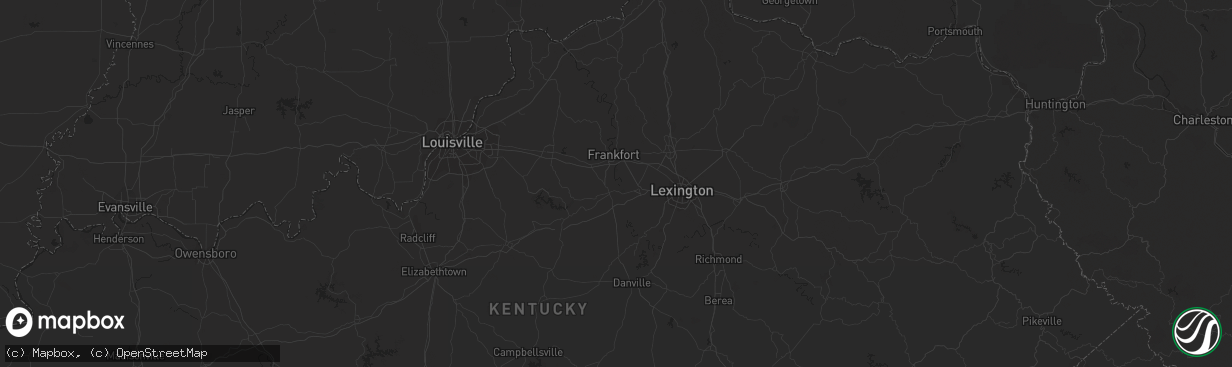 Hail map in Lagrange, GA on July 6, 2012