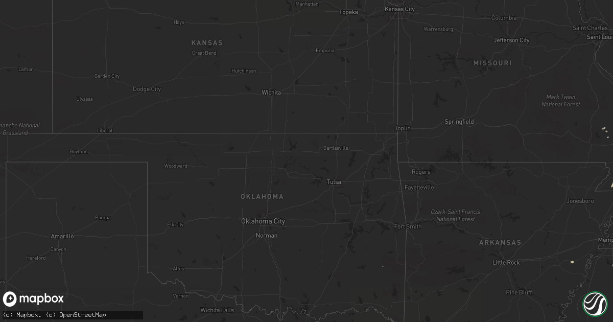 Hail map on July 6, 2012