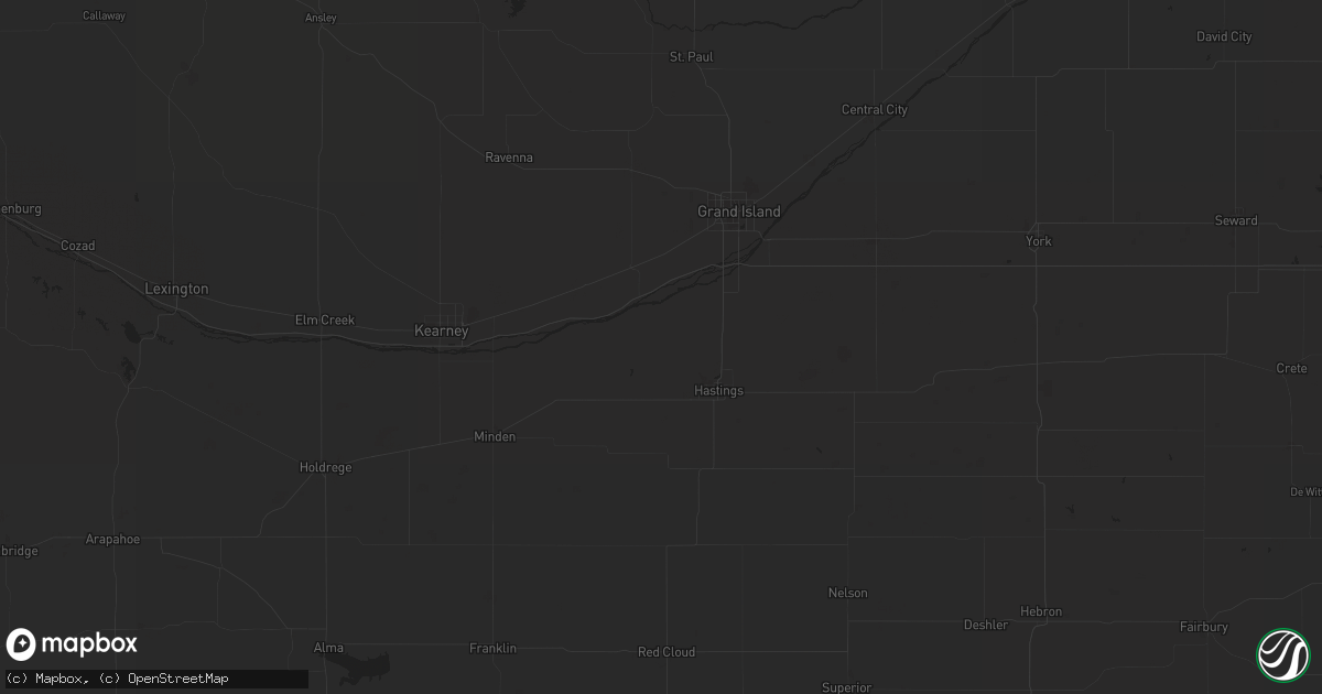 Hail map in Powell, WY on July 6, 2013
