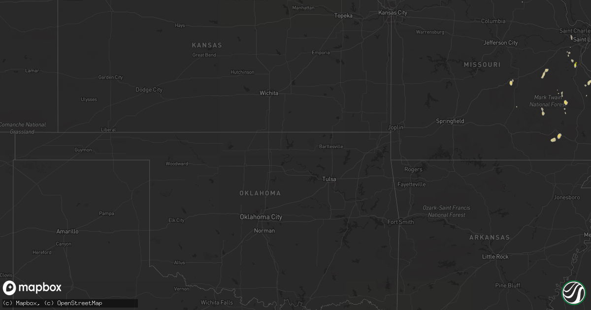Hail map on July 6, 2013