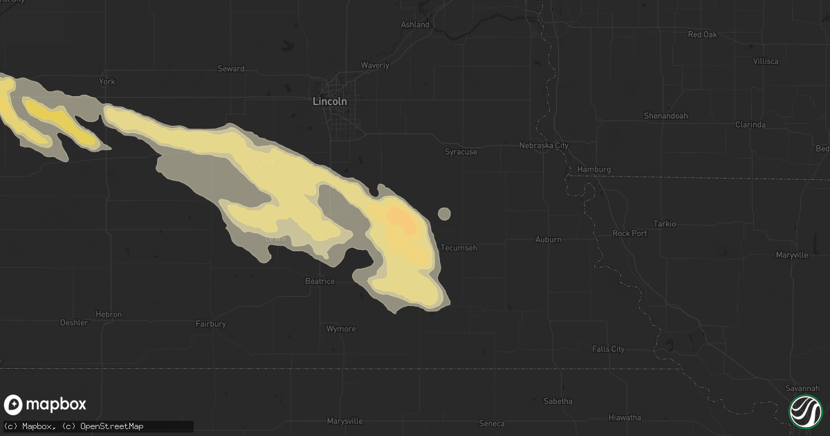 Hail map in Sterling, NE on July 6, 2014