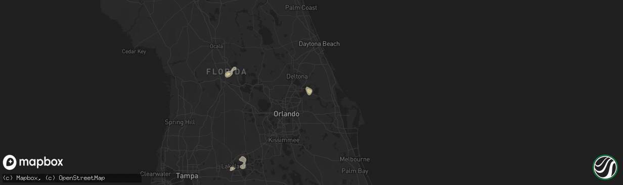 Hail map in Geneva, FL on July 6, 2015