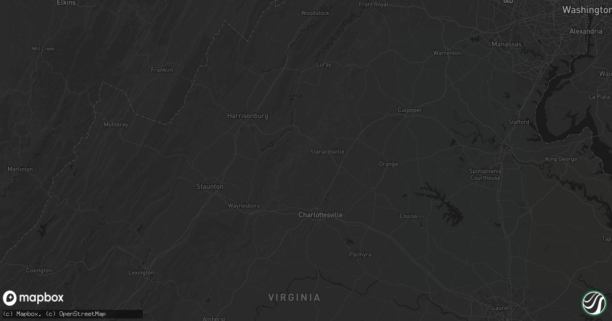 Hail map in Dyke, VA on July 6, 2026
