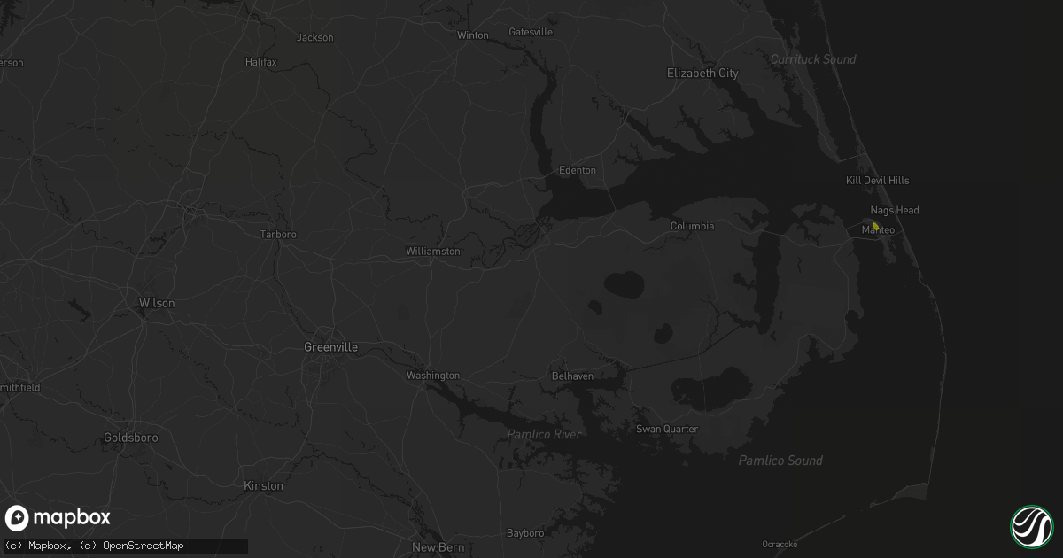 Hail map in Plymouth, NC on July 6, 2026