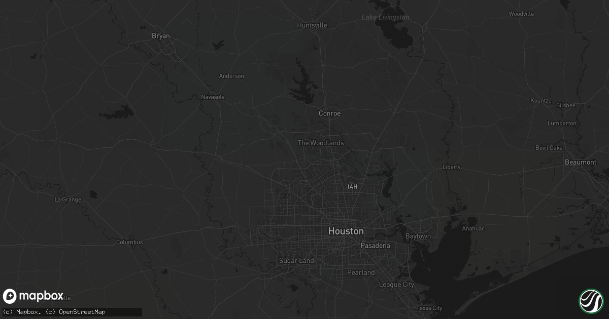 Hail map in Tomball, TX on July 6, 2026