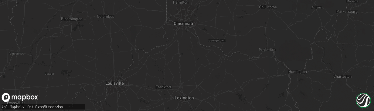 Hail map in Belleville, IL on July 7, 2012