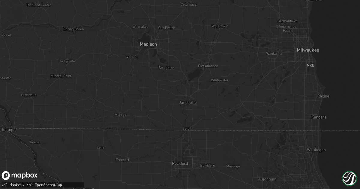 Hail map in Flanders, NJ on July 7, 2013