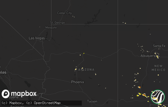 Hail map preview on 07-07-2015