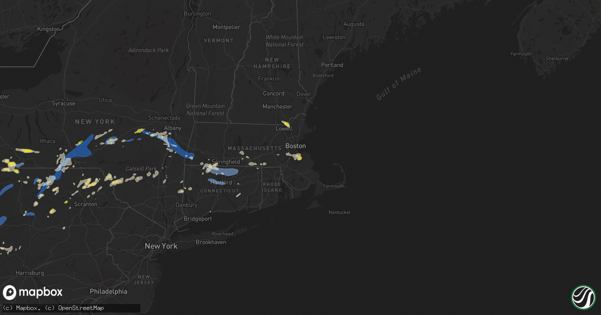 Hail map on July 7, 2021