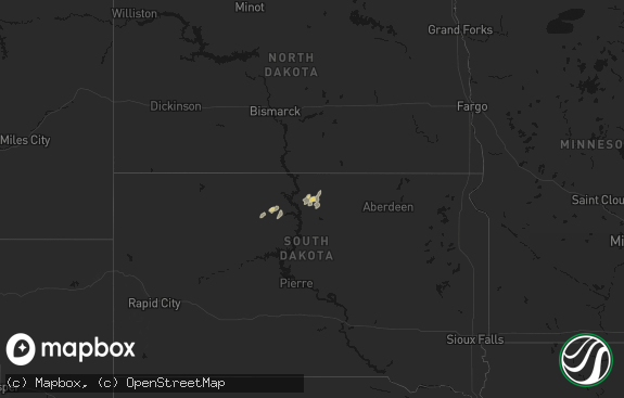 Hail map preview on 07-07-2026
