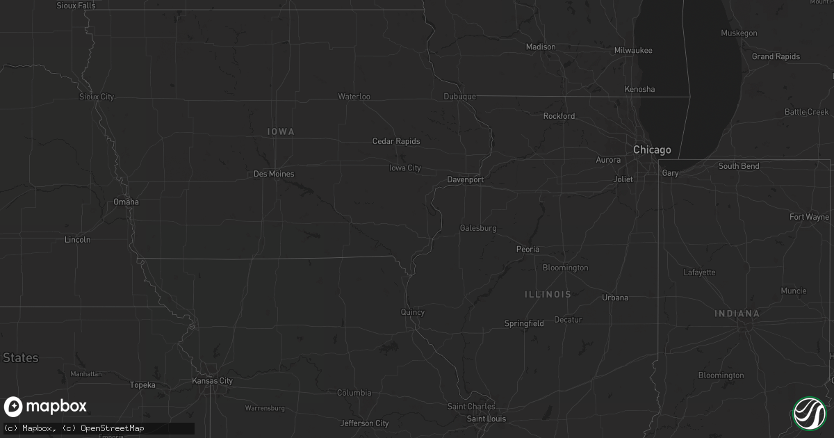 Hail map in Nebraska on July 8, 2011