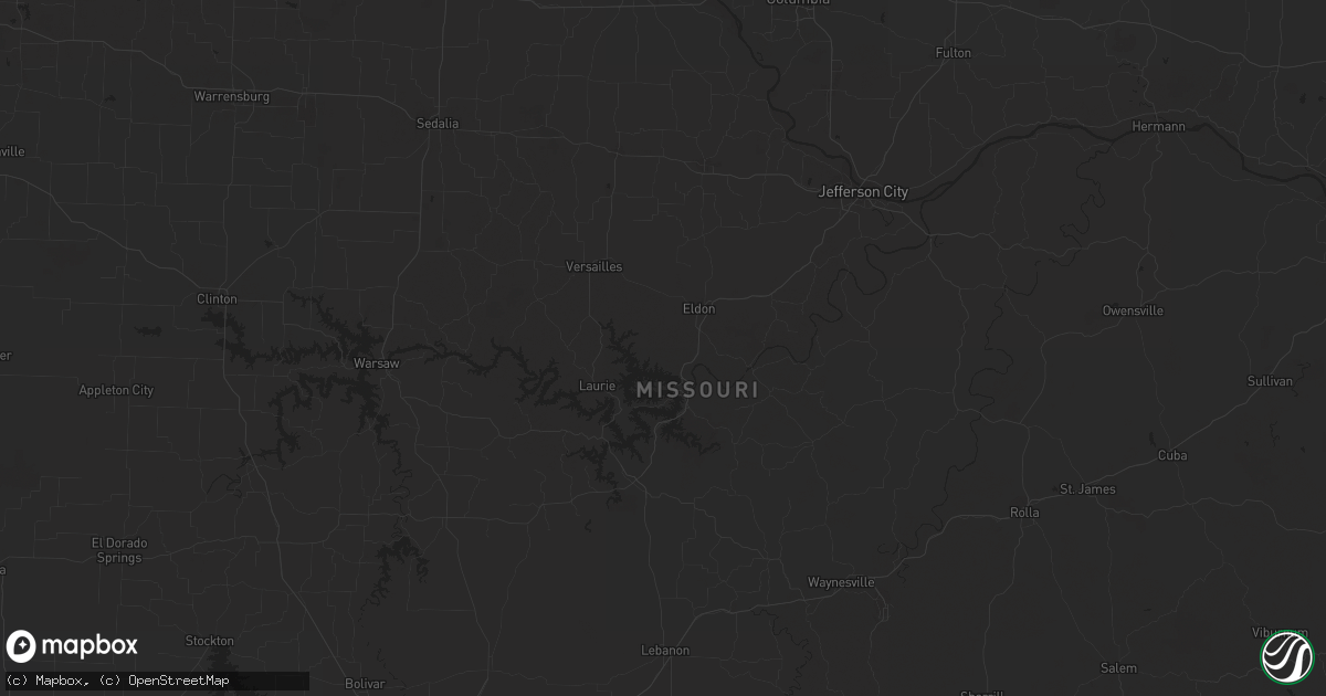 Hail map in Little Rock, AR on July 8, 2023
