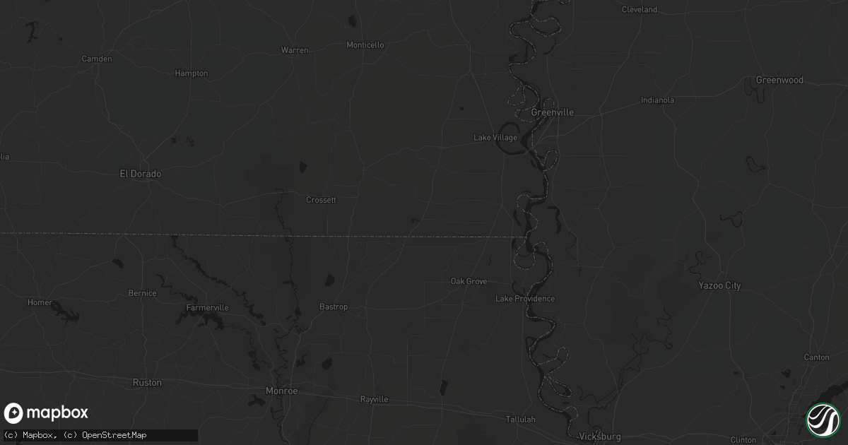 Hail map in Wilmot, AR on July 8, 2026