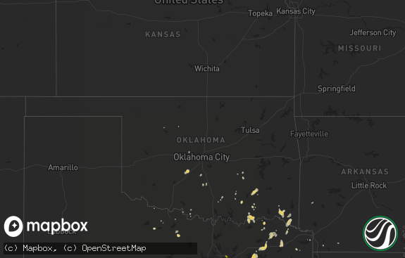 Hail map preview on 07-09-2012