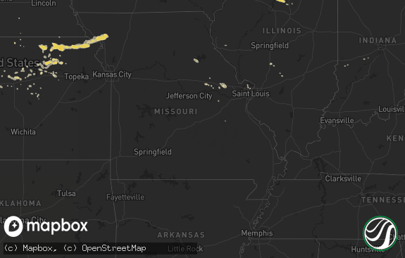 Hail map preview on 07-09-2013