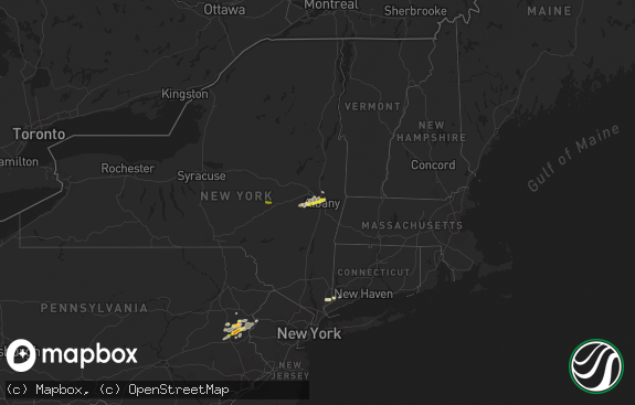 Hail map preview on 07-09-2014