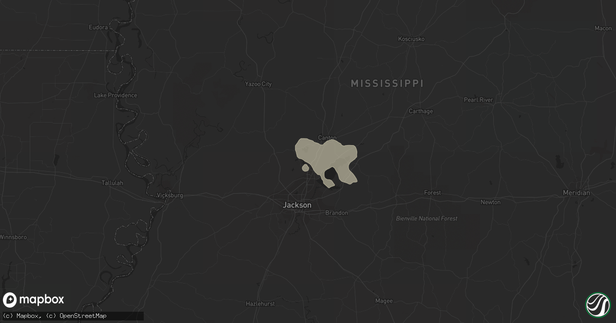 Hail map in Madison, MS on July 9, 2022