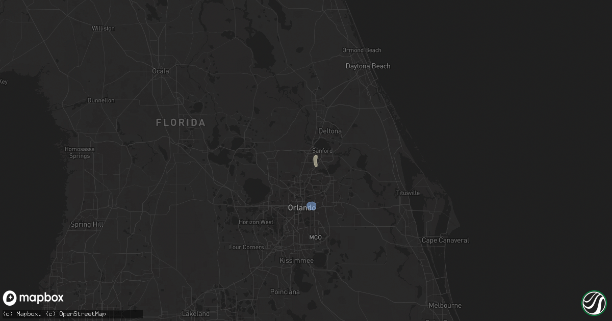 Hail Map in Lake Mary FL on July - Sales Meta 
