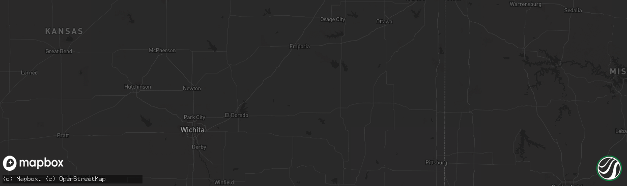 Hail map in Allen, TX on July 10, 2023