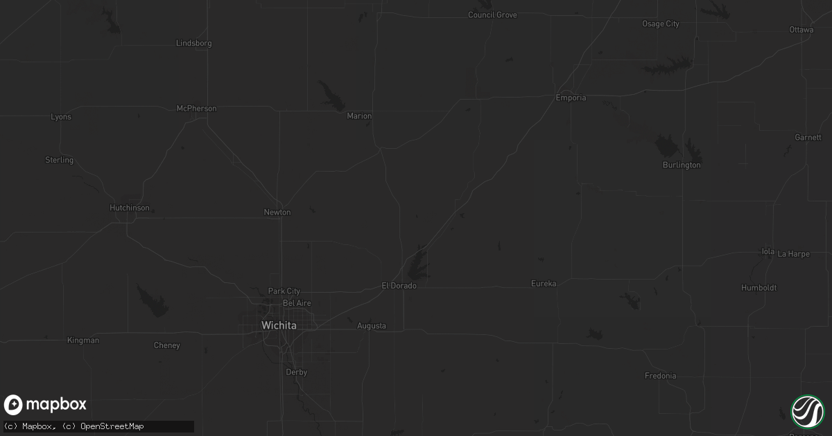 Hail map in Bloomfield, NE on July 10, 2023