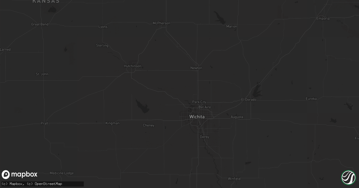Hail map in Niobrara, NE on July 10, 2023