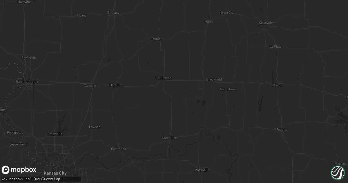 Hail map in Richardson, TX on July 10, 2023
